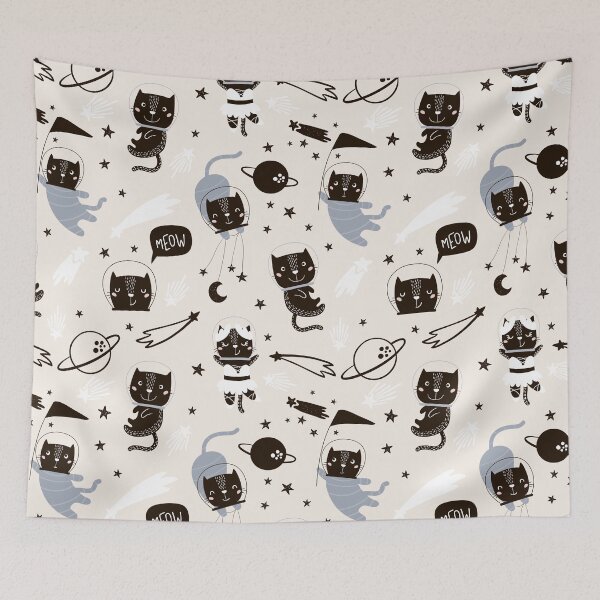 Item preview, Playful Space Kittens designed and sold by ECLECTICimprint.