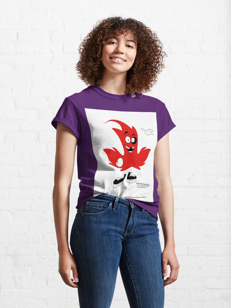 Disover Leafie the Canadian Maple Leaf Classic T-Shirt