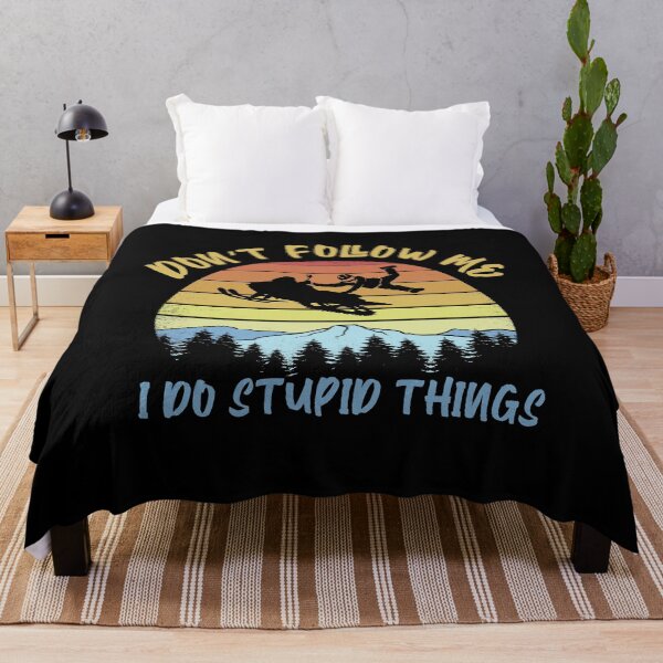 Item preview, Don't follow me I do stupid things Snowmobile designed and sold by Captain Mood.