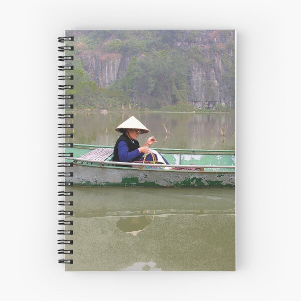 Item preview, Boat Trip Woman Sewing Man Rowing, Vietnam designed and sold by worldways.