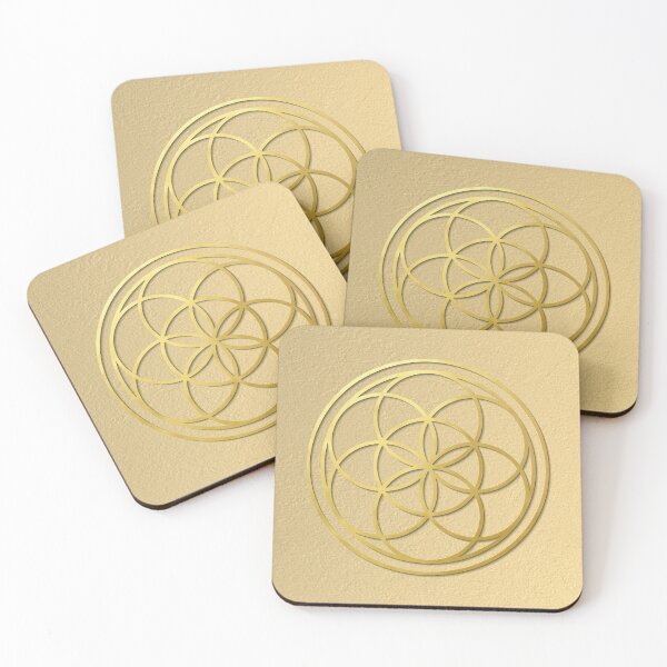 Item preview, The Seed Of Life sacred geometry mandala healing protection amulet  designed and sold by Michallandsberg.