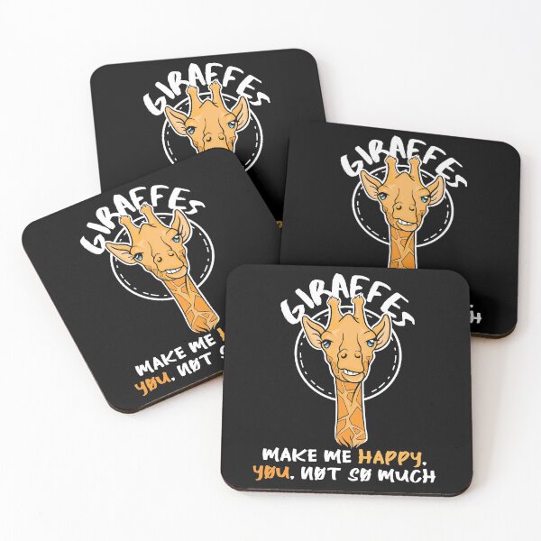 Item preview, Giraffes make me happy you not so much  designed and sold by Captain Mood.