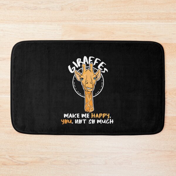 Item preview, Giraffes make me happy you not so much  designed and sold by Captain Mood.