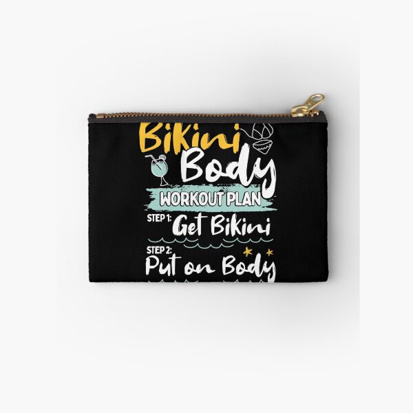 Item preview, Bikini Body Plan Workout Gym Joke Gift designed and sold by Maljonic.