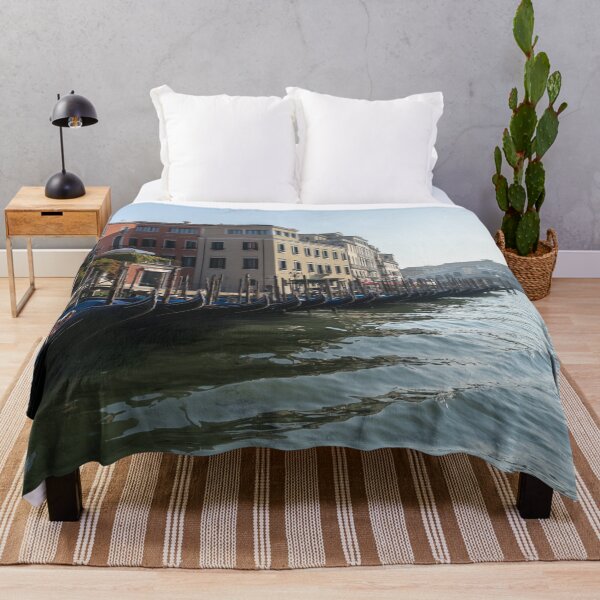Item preview, Classic Venetian - Glossy Gondolas and Ripples on the Grand Canal designed and sold by Georgia Mizuleva.