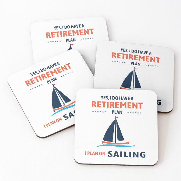 Item preview, Sailing Boating Boat Sailor Retirement Funny designed and sold by TastefulTees.