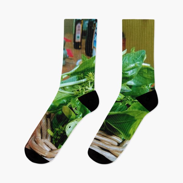 Item preview, Kitchen Scene With Basil Leaves designed and sold by hajarsdeco.