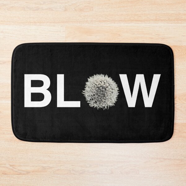 Item preview, BLOW - Graphic Text with Dandelion designed and sold by Warren Paul Harris.