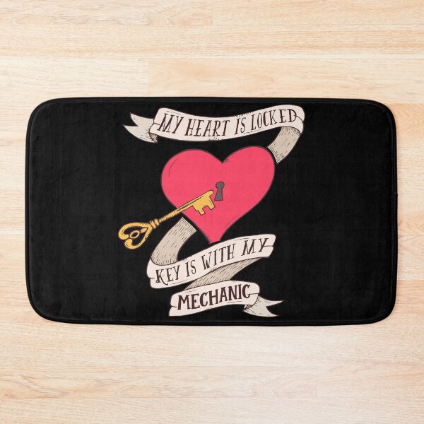 Item preview, Valentine's Day Gift - Mechanic's Wife Gift, Mechanic's Girlfriend Gift - My Heart Is Locked, Key Is With My Mechanic designed and sold by kntranhoang.