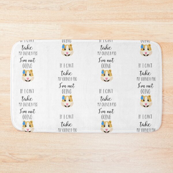 Item preview, If I Can't Take My Guinea Pig I'm Not Going designed and sold by PinkPandaPress.