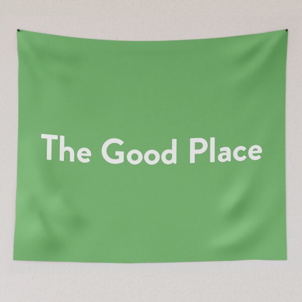 Item preview, The Good Place® - Logo [White] designed and sold by SWISH-Design.