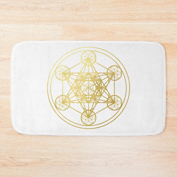 Item preview, Metatron Cube sacred geometry mandala healing protection amulet  designed and sold by Michallandsberg.