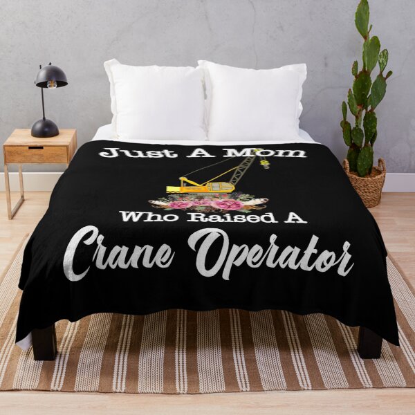 Item preview, Mother's Day Gifts - Crane Operator's Mom Gift - Just A Mom Who Raised A Crane Operator - Mommy designed and sold by kntranhoang.
