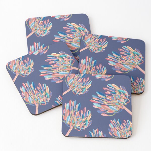 Item preview, Agapanthus PP/Warm Blush/Plum designed and sold by LouieGraphic.