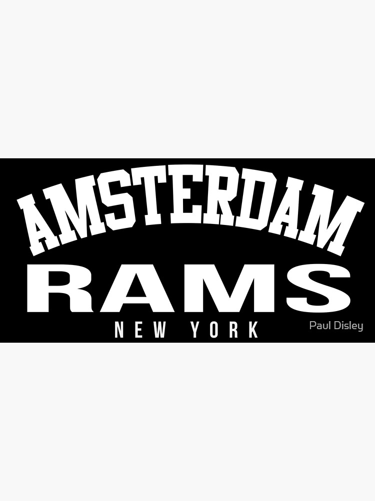 Discover Amsterdam High School Rams Premium Matte Vertical Poster