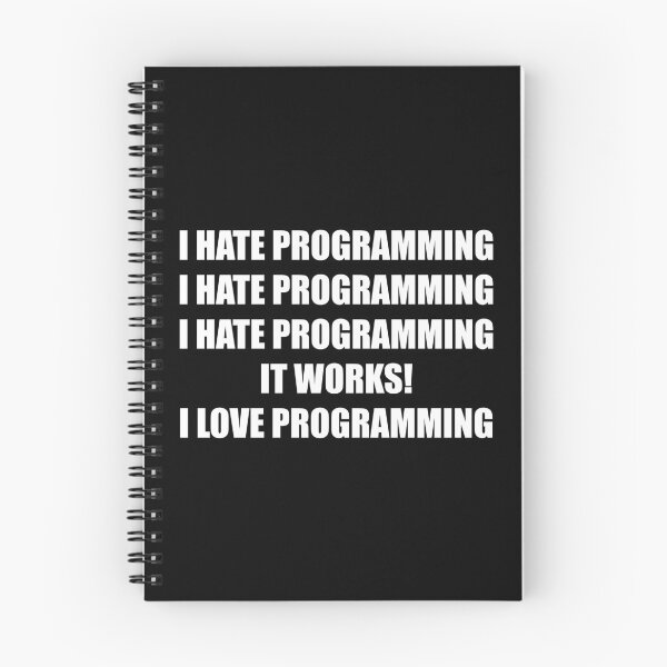 Item preview, I Hate Programming (White) designed and sold by TheLastStand.