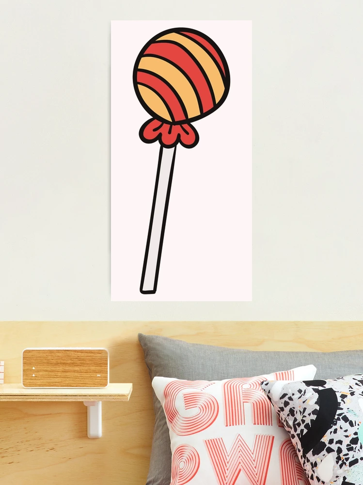 Lollipop cartoon style design - candy art - stickers, t-shirts, mugs, home  decor  Photographic Print for Sale by MindChirp