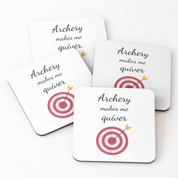 Item preview, Archery Makes Me Quiver designed and sold by PinkPandaPress.
