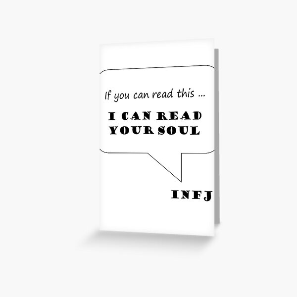 I Can Read Your Soul Greeting Card
