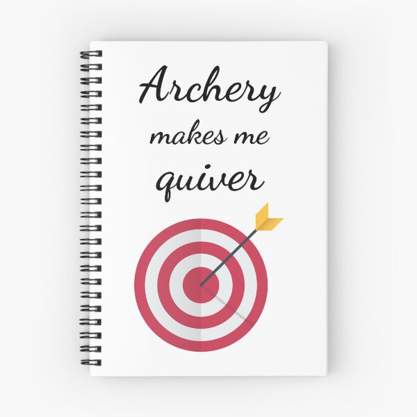 Item preview, Archery Makes Me Quiver designed and sold by PinkPandaPress.