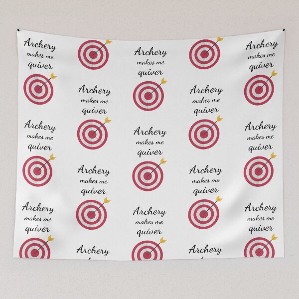 Item preview, Archery Makes Me Quiver designed and sold by PinkPandaPress.