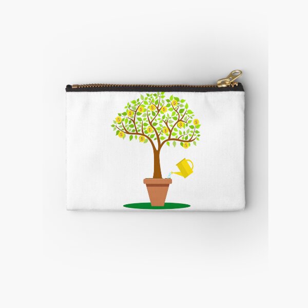 Item preview, Cartoon money Tree with leafs made from coins designed and sold by NerdySherds.
