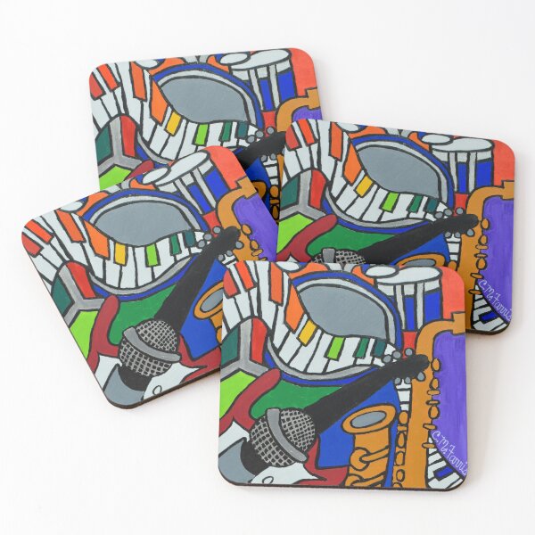 Item preview, Music Vibes band designed and sold by cmfarrisfineart.