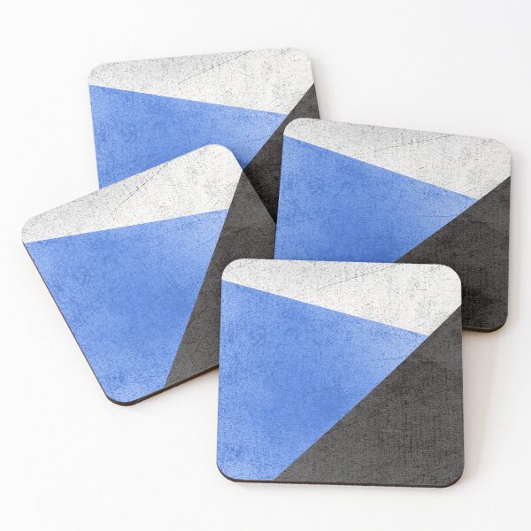Item preview, Modern Blue Black Geometric designed and sold by dreamprint.