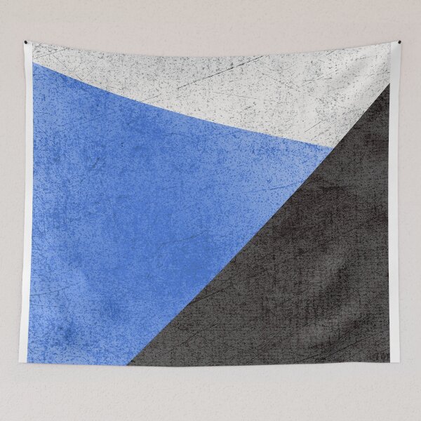 Item preview, Modern Blue Black Geometric designed and sold by dreamprint.