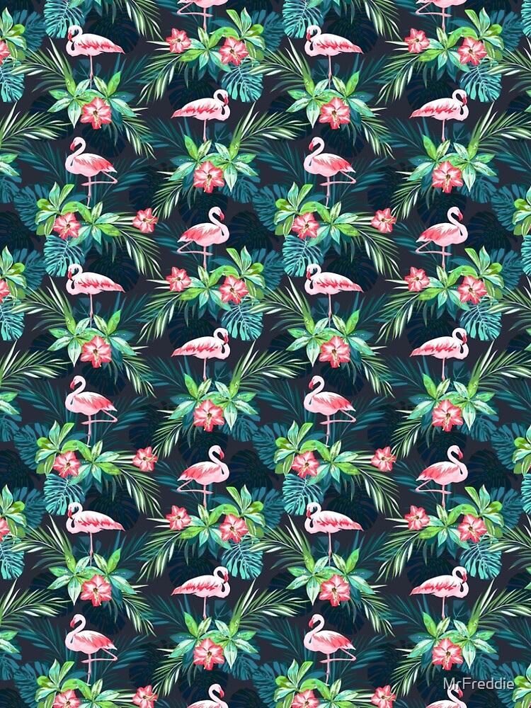 Bright Flamingos by MrFreddie