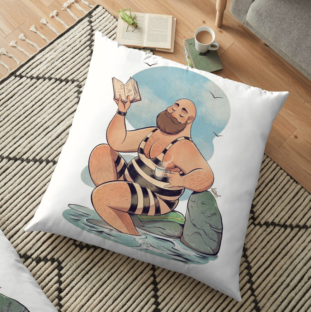 The Warm Calendar 2020 January Floor Pillow