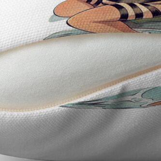 Alternate view of The Warm Calendar 2020 January Floor Pillow