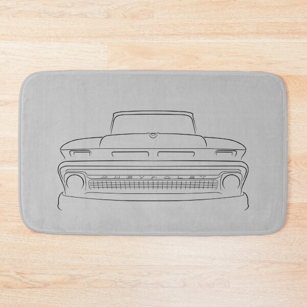 Item preview, 1965 C-10 Pickup - Front Stencil, black designed and sold by mal-photography.