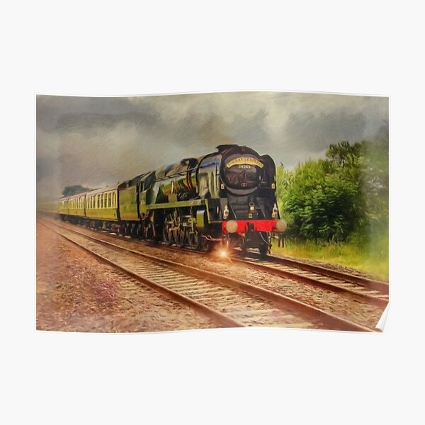 Fetes Occasions Speciales Moteur De Chemin De Fer Locomotive Train Vapeur Lms Royal Scot Carte Anniversaire Maison