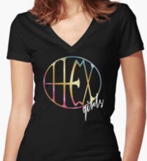 WE'RE GONNA PUT A SPELL ON ALL OF YOU! Women's Fitted V-Neck T-Shirt