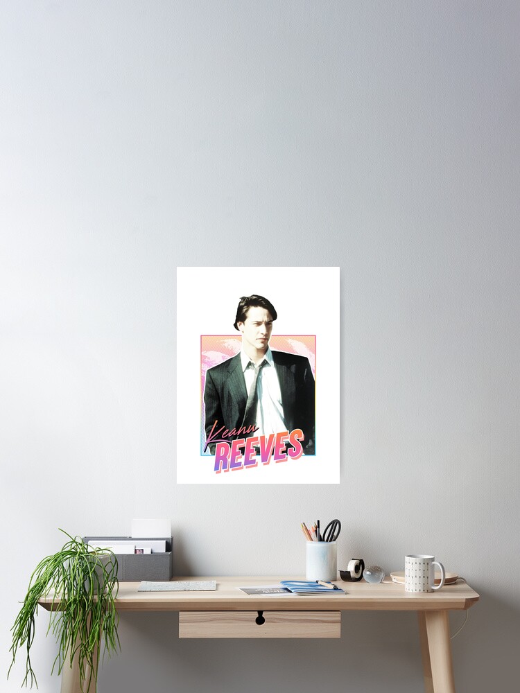 Thumbnail 2 von 3, Poster, Keanu Reeves - 80er Jahre Design designt und verkauft von BlueDoctor.