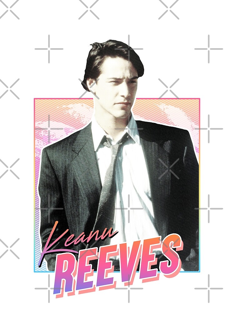 Thumbnail 3 von 3, Poster, Keanu Reeves - 80er Jahre Design designt und verkauft von BlueDoctor.