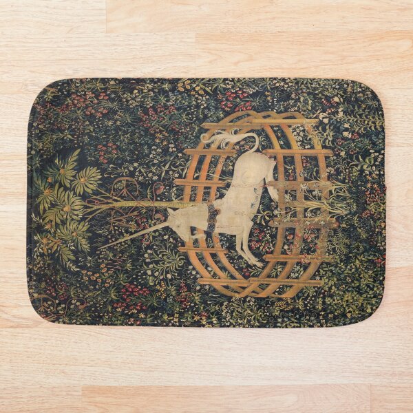 Item preview, Trapped Unicorn Medieval Tapestry designed and sold by Antiquated Art.