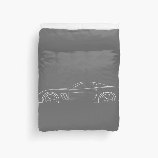 Item preview, C6 Corvette - profile stencil, white designed and sold by mal-photography.