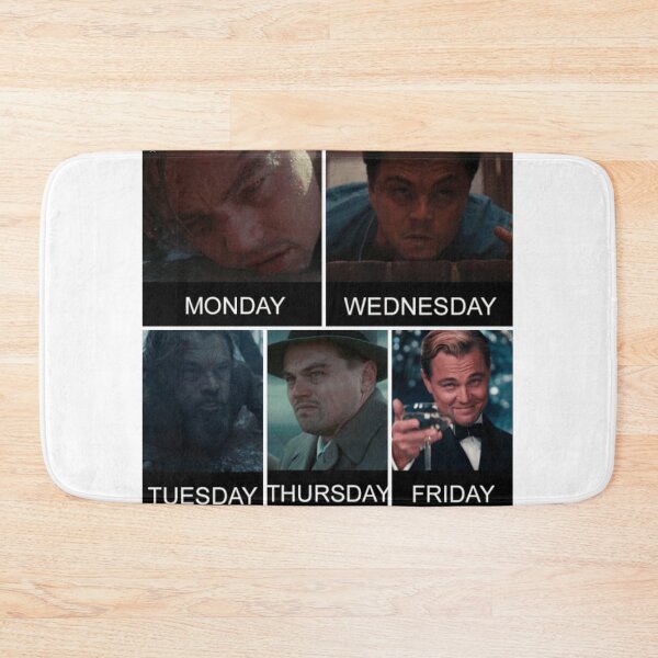 Item preview, MEME OF THE DAYS OF THE WEEK ACCORDING TO LEONARDO DICAPRIO. designed and sold by Shei86.
