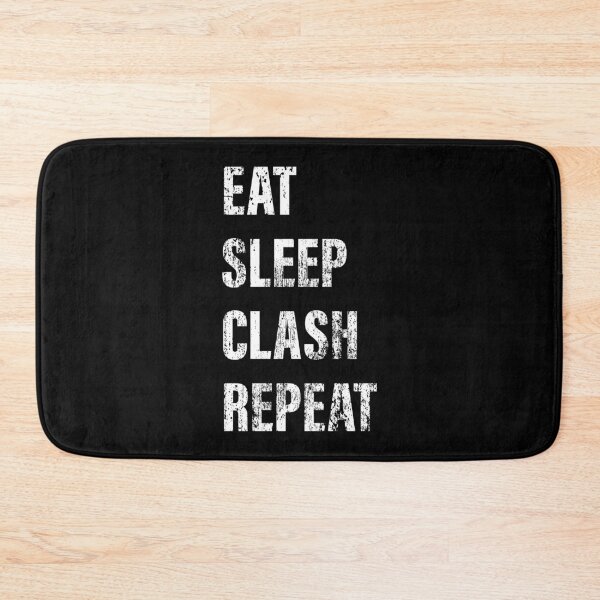 Item preview, Eat Sleep Clash Repeat Funny Gift designed and sold by derradji.
