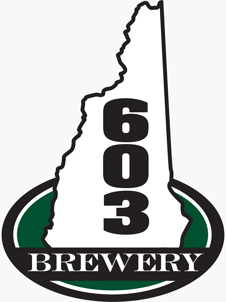 "603 brewery" Sticker for Sale by bytehi Redbubble