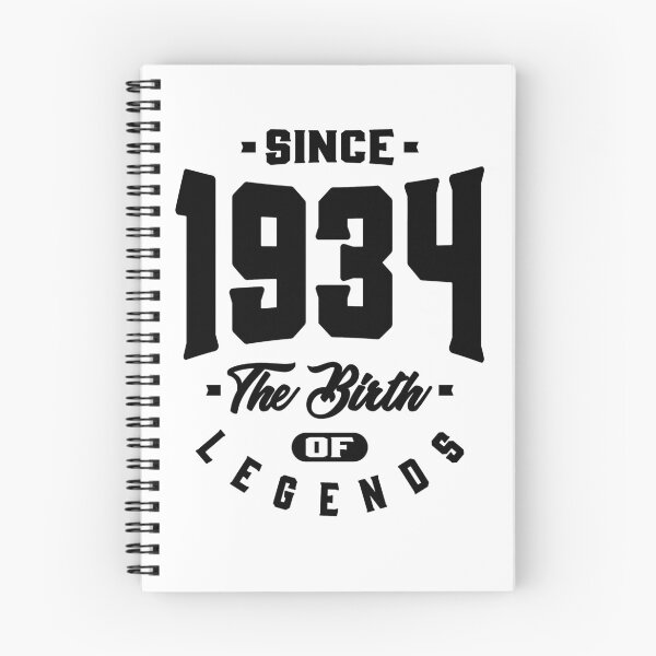 Item preview, Since 1934 The Birth Of Legends Birthday Gift designed and sold by cidolopez.