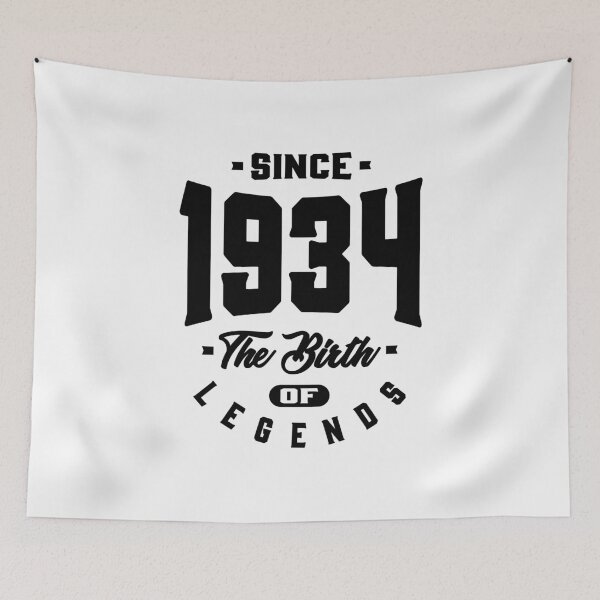 Item preview, Since 1934 The Birth Of Legends Birthday Gift designed and sold by cidolopez.