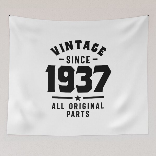 Item preview, Vintage Since 1937 Birthday Gift designed and sold by cidolopez.