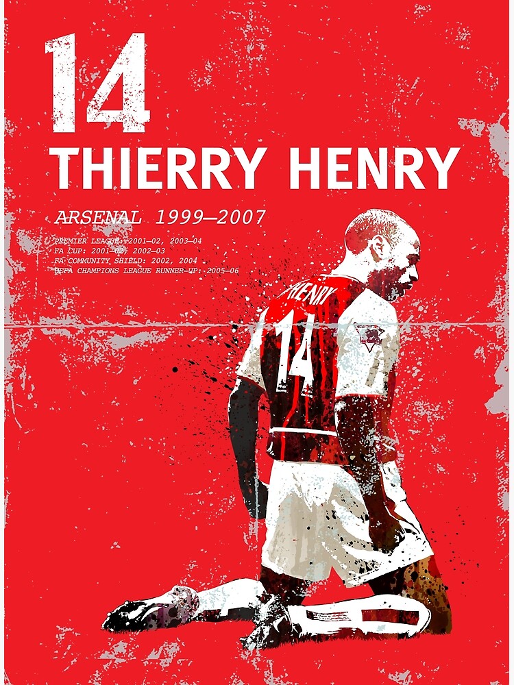 : Thierry Henry Poster by Silk Printing # Size about (52cm x  35cm, 21inch x 14inch) # Unique Gift # 1695AD: Posters & Prints