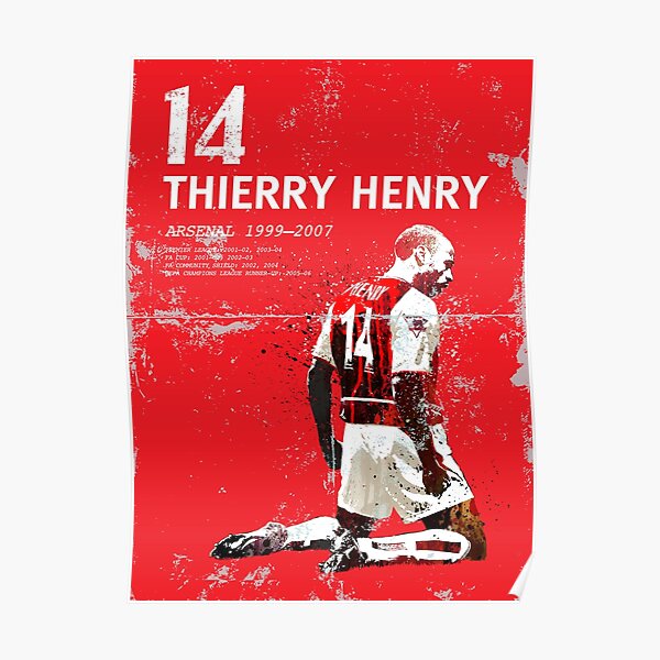 : Thierry Henry - New York Red Bulls #08 - 24X36 Poster: Posters  & Prints