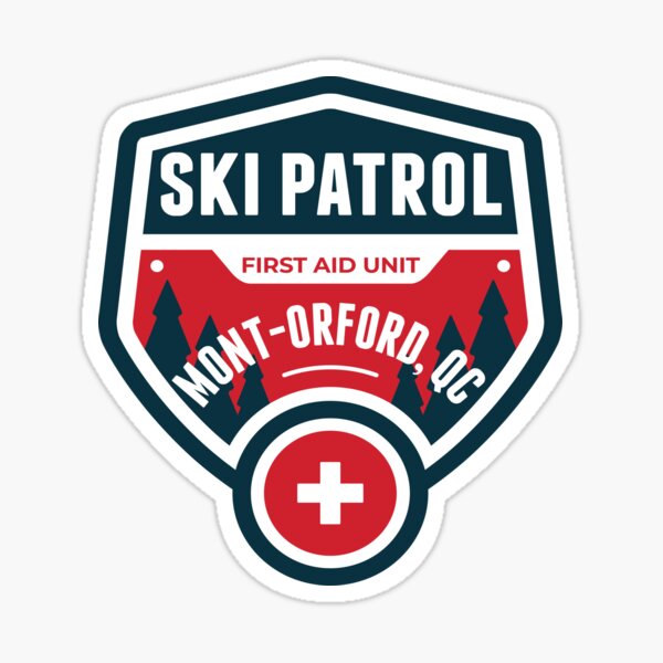 Canadian Ski Patrol Sticker Canada Skiing Snowboarding Mountain Sports Safety 