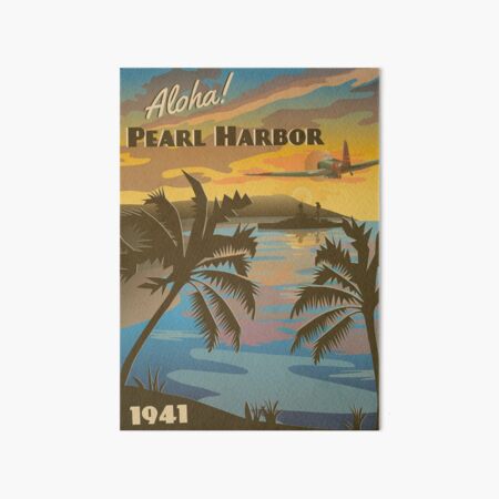 Artikel-Vorschau von Pearl Harbor 1941 - "Tag der Infamie Travel Poster", designt und verkauft von The War Effort.