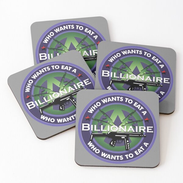 Item preview, WHO WANTS TO EAT A BILLIONAIRE? designed and sold by AntiCommodities.
